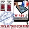 iPad Mini1 A1454 Noir Caméra Filtre Tablette Monté Ecran Home Oléophobe Adhésif Nappe Fixation Bouton Vitre Tactile Verre Réparation