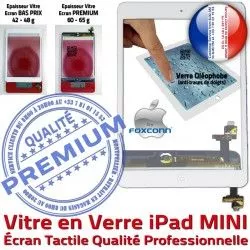 Home Monté Bouton Verre A1454 Adhésif Tablette Oléophobe Fixation Tactile iPad Caméra Filtre Vitre Blanc A1432 Réparation Nappe iPadMINI MINI A1455 Ecran