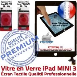 Adhésif Caméra Tactile Monté Réparation Tablette Bouton Vitre Ecran Nappe A1601 Fixation Verre Home Mini3 iPad Oléophobe Noir Filtre