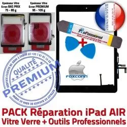 Precollé Tactile A1475 Bouton Noire PACK Vitre Démontage KIT Qualité Verre PREMIUM Nappe A1474 Adhésif iPad HOME Réparation Tablette Outil en N AIR A1476