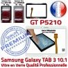 Samsung Galaxy GT-P5210 Tab3 B 10.1 TAB3 Blanche Prémonté PREMIUM Tactile Assemblée Ecran Supérieure Vitre Adhésif Verre LCD en Qualité
