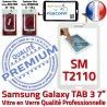 Samsung Galaxy SM-T2110 Tab3 B Blanche Vitre 7 LCD Prémonté Tactile Adhésif Qualité Verre Supérieure Ecran PREMIUM TAB3 Assemblée en