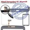Samsung Galaxy SM-T211 Tab3 N LCD Assemblée en Ecran Prémonté Qualité Tactile Verre Adhésif TAB3 Vitre Supérieure 7 PREMIUM Noire