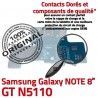 GT-N5110 Micro USB NOTE Charge N5110 de Connecteur Samsung ORIGINAL OFFICIELLE Contact Doré Chargeur Qualité Nappe Galaxy MicroUSB GT Réparation