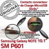 Samsung Galaxy NOTE SM-P601 C P601 Charge Contacts Chargeur Doré SM OFFICIELLE Qualité MicroUSB de Connecteur Réparation Nappe ORIGINAL
