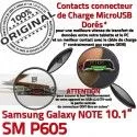 Samsung Galaxy SM-P605 NOTE C Contact ORIGINAL Connecteur Doré Pen SM de Réparation Charge Chargeur P605 Nappe Qualité OFFICIELLE MicroUSB