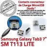 Samsung Galaxy Tab3 SM-T113 USB Pins TAB3 charge Dock à ORIGINAL Dorés de SLOT MicroUSB Prise souder Connector Qualité Fiche Chargeur
