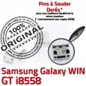 Samsung Galaxy Win i8558 USB Dorés de souder Prise Connector à Connecteur Pins Dock ORIGINAL Chargeur charge Micro Qualité GT