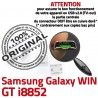 Samsung Galaxy Win GT-i8852 USB souder Prise Dock Pins SLOT à Chargeur Connector MicroUSB Qualité ORIGINAL Dorés charge de Fiche