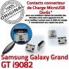 Samsung Galaxy i9082 USB Dorés Grand Connector Chargeur charge Pins Micro souder GT Qualité Connecteur à Dock Prise de ORIGINAL