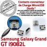 Samsung Galaxy i9082L USB Chargeur souder Qualité GT ORIGINAL Grand de Connector charge Prise Dorés à Dock Connecteur Micro Pins