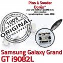 Samsung Galaxy i9082L USB Dock Connector GT à Qualité Chargeur Connecteur charge Pins Micro de ORIGINAL Grand souder Prise Dorés