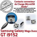 Samsung Galaxy i9152 USB Dorés Mega de Qualité GT ORIGINAL Duos Pins Connecteur Prise Micro Chargeur souder charge à Connector