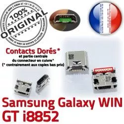 Pins GT Chargeur Connecteur Qualité charge Samsung souder USB Micro Prise ORIGINAL i8852 Connector Galaxy Dock à Win de Dorés