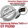 Samsung Galaxy TAB 3 GT-P5200 Ch TAB3 Connecteur de Dorés MicroUSB Chargeur Contacts OFFICIELLE ORIGINAL Qualité Nappe Réparation Charge