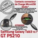 Samsung Galaxy TAB 3 GT-P5210 Ch Charge ORIGINAL Réparation Dorés de TAB3 OFFICIELLE Chargeur Qualité MicroUSB Nappe Connecteur Contacts