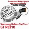 GT-P5210 Micro USB TAB3 Charge Dorés Samsung 3 GT Connecteur Nappe ORIGINAL OFFICIELLE Galaxy Chargeur Contacts P5210 de Réparation Qualité MicroUSB TAB