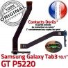 Samsung Galaxy TAB 3 GT-P5220 Ch TAB3 Charge ORIGINAL Nappe Connecteur Réparation Chargeur Dorés MicroUSB Qualité OFFICIELLE de Contacts