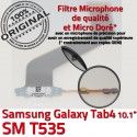 Samsung Galaxy SM-T535 TAB4 Ch Dorés Réparation T535 Connecteur MicroUSB SM Nappe Chargeur Contacts Charge 4 de Qualité ORIGINAL OFFICIELLE TAB