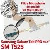 SM-T525 Micro USB TAB PRO C OFFICIELLE MicroUSB Chargeur T525 Doré SM Contact Nappe de Charge Réparation Samsung Qualité Connecteur ORIGINAL Galaxy