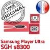 Samsung Player Ultra SGH s8300 C Micro Pins souder Prise Dorés de à charge Dock USB Chargeur Connector Connecteur ORIGINAL Flex