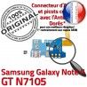 Samsung Galaxy NOTE2 GT N7105 C Connecteur Chargeur Antenne Nappe RESEAU Microphone MicroUSB Qualité OFFICIELLE Prise ORIGINAL Charge
