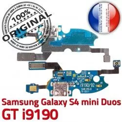 Microphone Nappe GT ORIGINAL Qualité Min C Prise GTi9190 Antenne OFFICIELLE MicroUSB 9190 Galaxy Connecteur RESEAU Chargeur S4 Samsung Charge