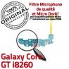 Samsung Galaxy Core GT i8260 C Connecteur OFFICIELLE ORIGINAL RESEAU Microphone MicroUSB Prise Nappe Chargeur Antenne Charge Qualité