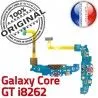 Samsung Galaxy Core GT i8262 C Qualité Microphone Connecteur ORIGINAL MicroUSB Chargeur Nappe Charge Antenne Prise OFFICIELLE RESEAU