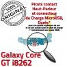 Samsung Galaxy Core GT i8262 C MicroUSB Antenne Qualité Nappe Prise Microphone Connecteur OFFICIELLE RESEAU Chargeur ORIGINAL Charge