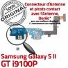 Samsung Galaxy S2 GT i9100P C MicroUSB Qualité Charge Prise Connecteur OFFICIELLE Microphone ORIGINAL RESEAU Antenne Chargeur Nappe