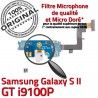 Samsung Galaxy S2 GT i9100P C Microphone Chargeur ORIGINAL Antenne Qualité MicroUSB Nappe OFFICIELLE Charge RESEAU Connecteur Prise