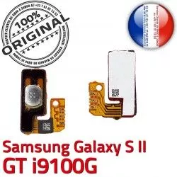 ORIGINAL i9100G Contacts Connector Switch OR Nappe S SLOT S2 Marche P Galaxy Samsung Circuit souder Bouton à Dorés 2 Connecteur Arrêt GT Pin