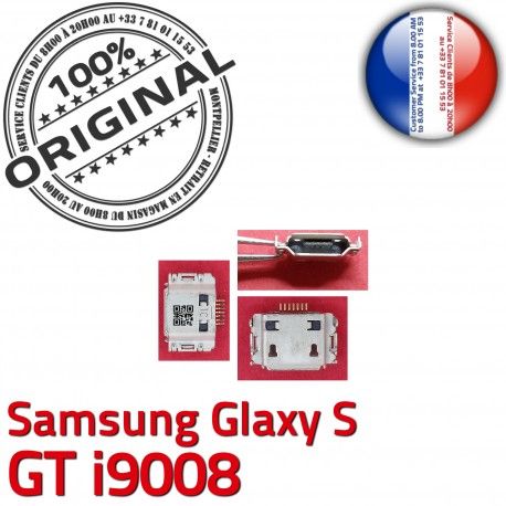 Samsung Galaxy S GT i9008 C Flex Dock Micro Chargeur Dorés Connecteur USB de Pins charge Connector à souder Prise ORIGINAL