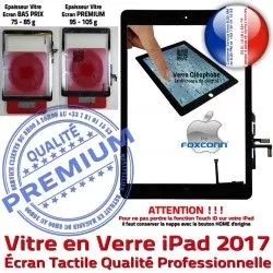 HOME Vitre 2017 Qualité Bouton Caméra Tablette Ecran Fixation Noir AIR iPad Oléophobe Adhésif inch 9.7 Verre Nappe Tactile Monté Réparation