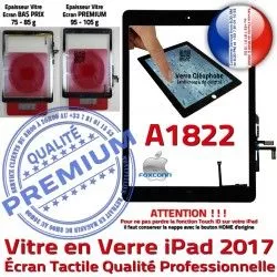 IC Oléophobe Réparation Caméra Adhésif Ecran iPad Tactile Fixation A1822 AIR Vitre Noir Tablette HOME Professionnels Verre Outils Monté Nappe Qualité